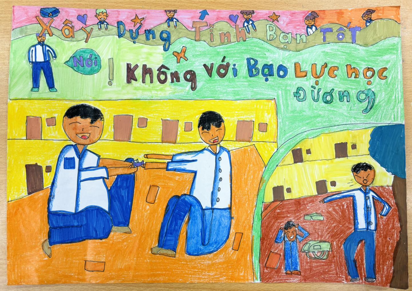 LAN TỎA THÔNG ĐIỆP YÊU THƯƠNG – NÓI KHÔNG VỚI BẠO LỰC HỌC ĐƯỜNG