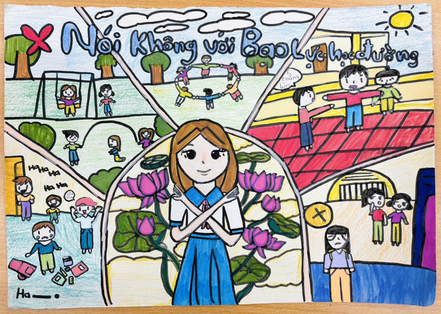 LAN TỎA THÔNG ĐIỆP YÊU THƯƠNG – NÓI KHÔNG VỚI BẠO LỰC HỌC ĐƯỜNG