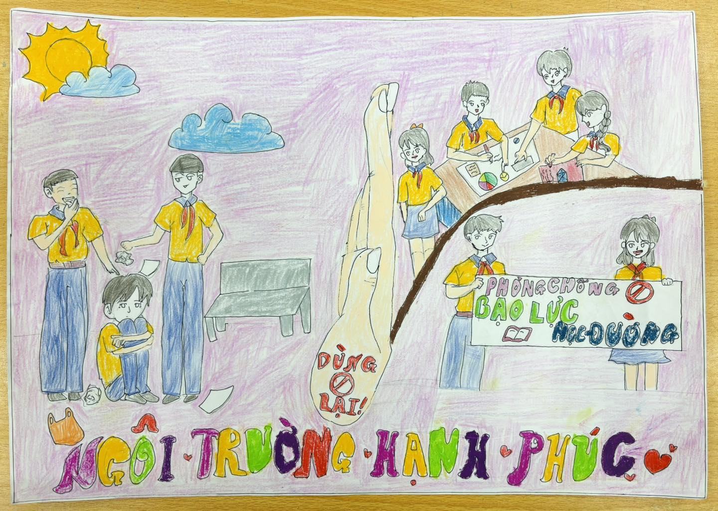 LAN TỎA THÔNG ĐIỆP YÊU THƯƠNG – NÓI KHÔNG VỚI BẠO LỰC HỌC ĐƯỜNG