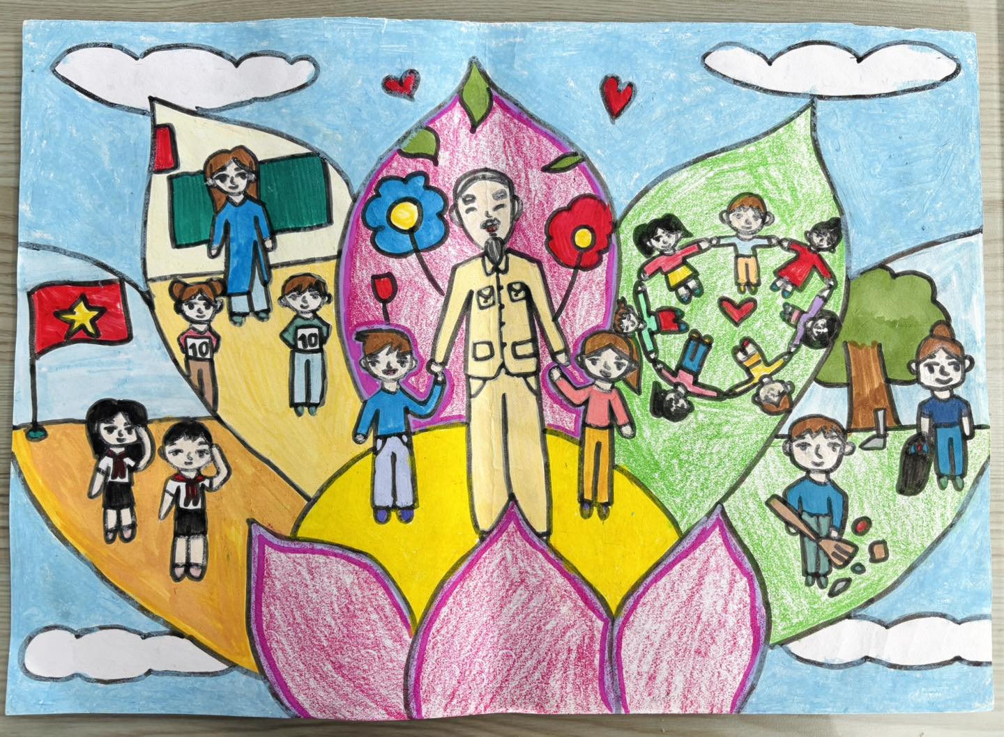 TRANH VẼ THAM DỰ CUỘC THI