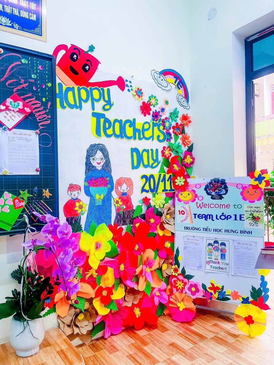 PHONG TRÀO “LỚP SẠCH – LỚP ĐẸP – LỚP THÂN THIỆN” CHÀO MỪNG NGÀY NHÀ GIÁO VIỆT NAM 20/11