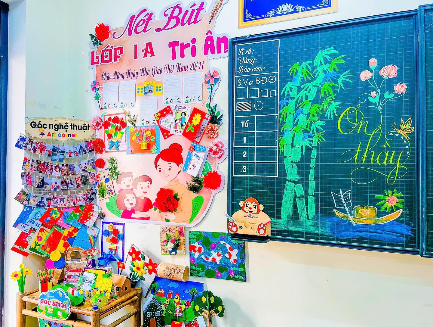 PHONG TRÀO “LỚP SẠCH – LỚP ĐẸP – LỚP THÂN THIỆN” CHÀO MỪNG NGÀY NHÀ GIÁO VIỆT NAM 20/11