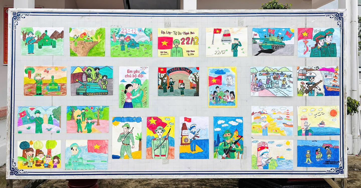 TRƯỜNG TIỂU HỌC HƯNG BÌNH CHÚC MỪNG NGÀY TRUYỀN THỐNG QUÂN ĐỘI NHÂN DÂN VIỆT NAM