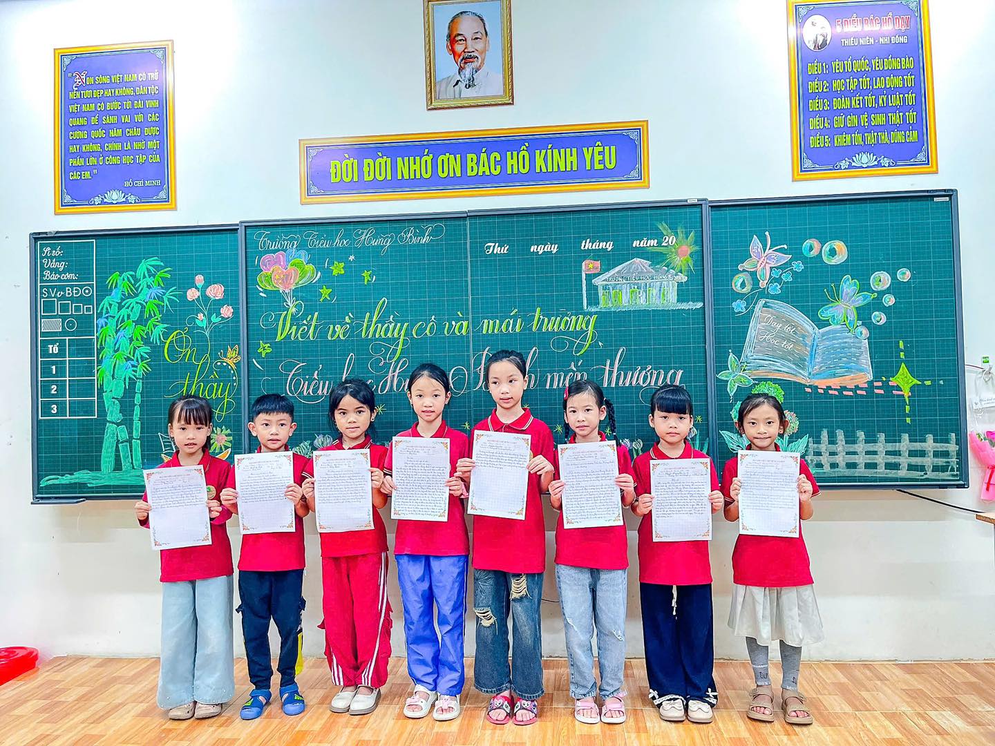 HỘI THI “VIẾT VỀ THẦY CÔ VÀ MÁI TRƯỜNG HƯNG BÌNH MẾN THƯƠNG”