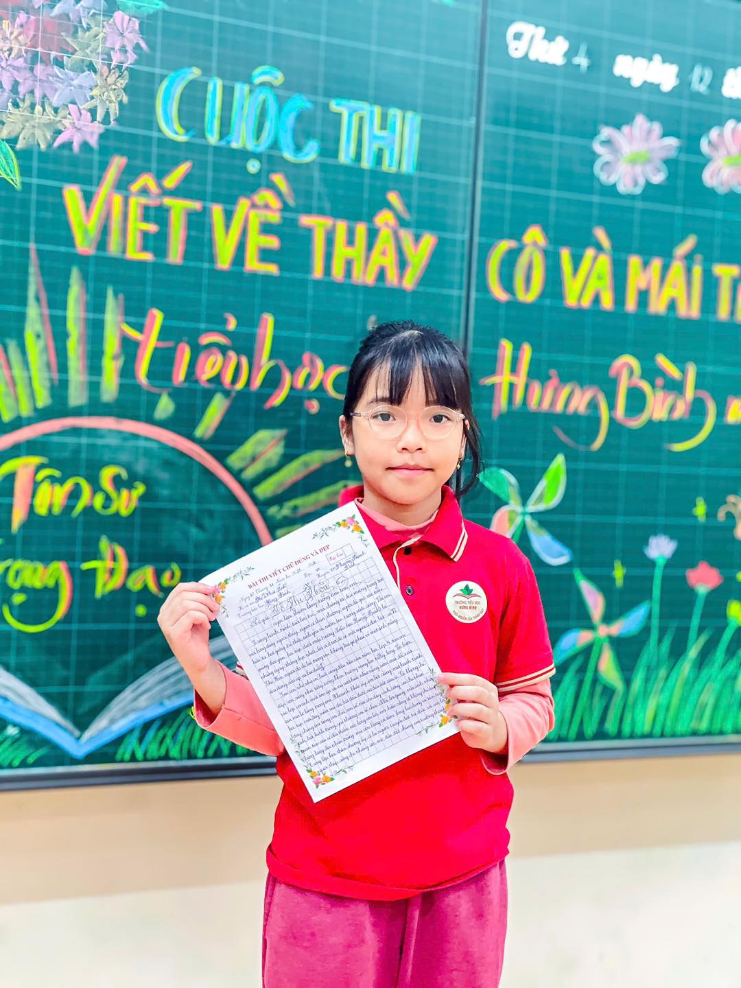 HỘI THI “VIẾT VỀ THẦY CÔ VÀ MÁI TRƯỜNG HƯNG BÌNH MẾN THƯƠNG”