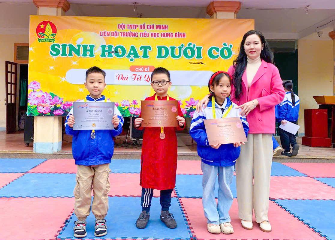 CHÚC MỪNG CÁC EM HỌC SINH ĐẠT THÀNH TÍCH XUẤT SẮC Vòng Quốc gia – Kỳ thi Olympic Toán học Quốc tế TIMO năm học 2025 – 2026
