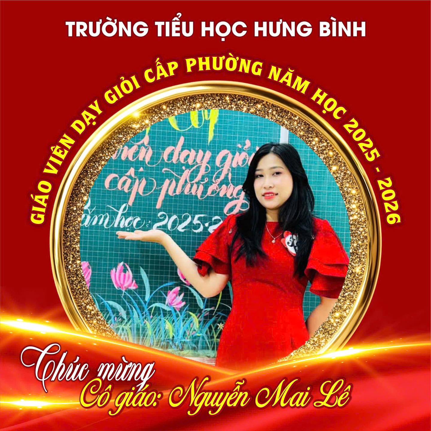 GIÁO VIÊN DẠY GIỎI CẤP PHƯỜNG NĂM HỌC 2025 - 2026