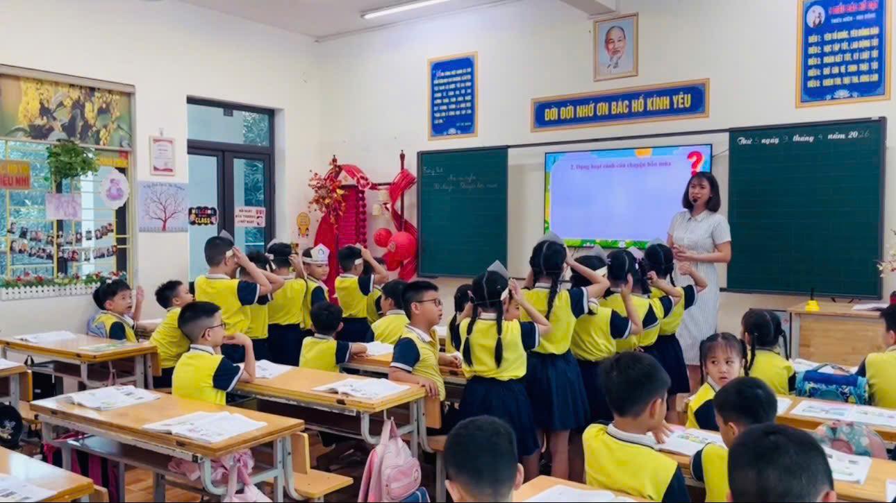 TIẾT Tiếng Việt: Nói và nghe – Kể chuyện: Chuyện bốn mùa Sáng hôm nay, lớp 2C đã có một tiết học thật đặc biệt, tràn đầy niềm vui cùng cô giáo Phạm Khánh Linh