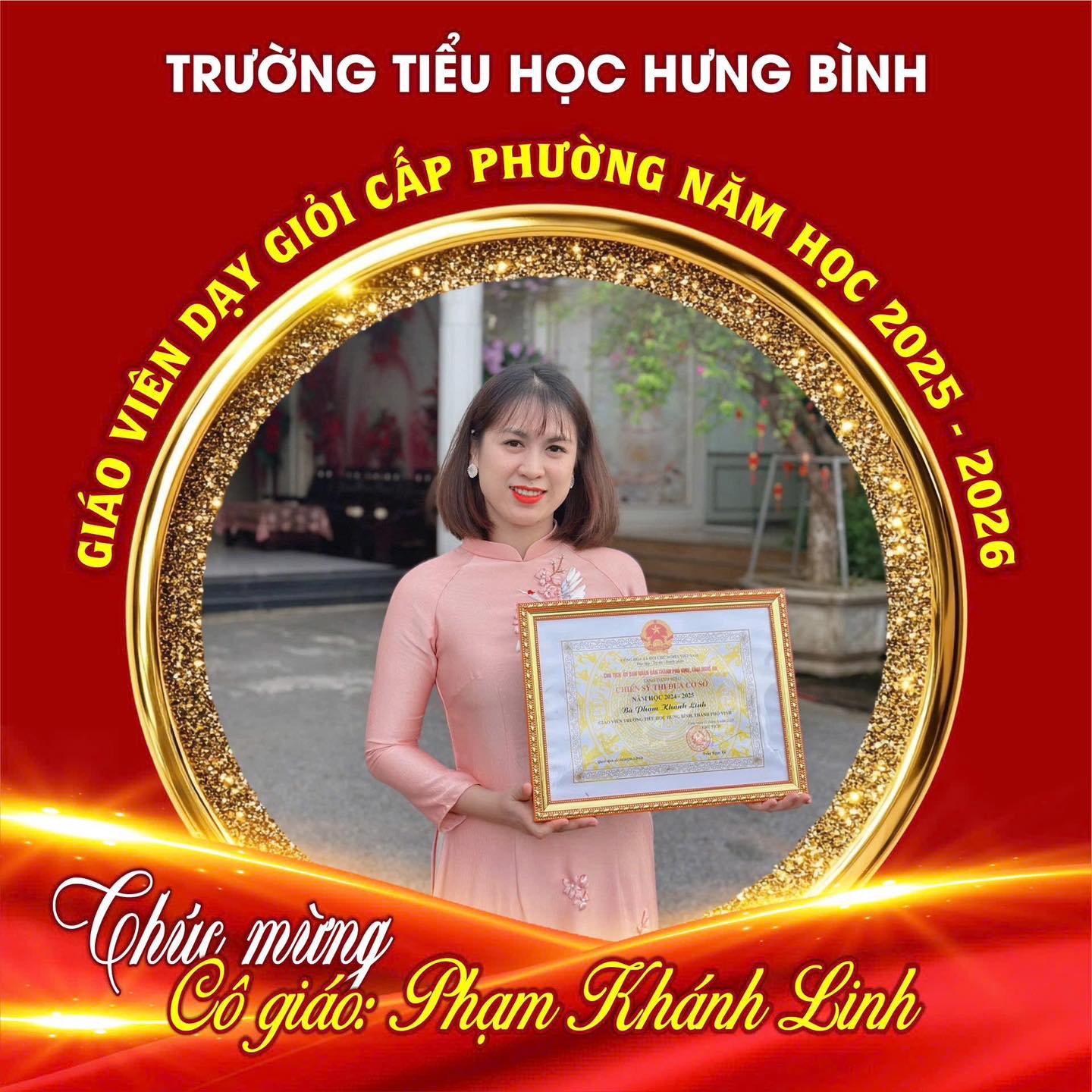 GIÁO VIÊN DẠY GIỎI CẤP PHƯỜNG NĂM HỌC 2025 - 2026